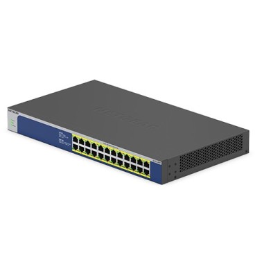 NETGEAR GS524PP Non-géré Gigabit Ethernet (10 100 1000) Connexion Ethernet, supportant l'alimentation via ce port (PoE) Gris