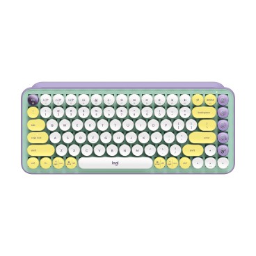 Logitech POP Keys Wireless Mechanical Keyboard With Emoji Keys clavier Universel Bluetooth AZERTY Français Couleur menthe