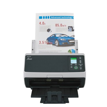 Ricoh fi-8170 Numériseur chargeur automatique de documents (adf) + chargeur manuel 600 x 600 DPI A4 Noir, Gris