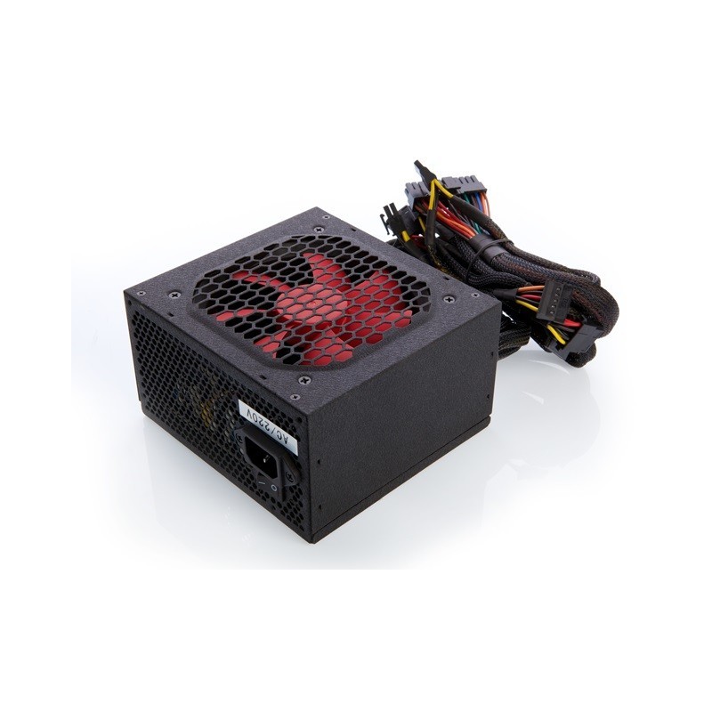 itek DESERT 650 unité d'alimentation d'énergie 650 W 20+4 pin ATX ATX Noir, Rouge