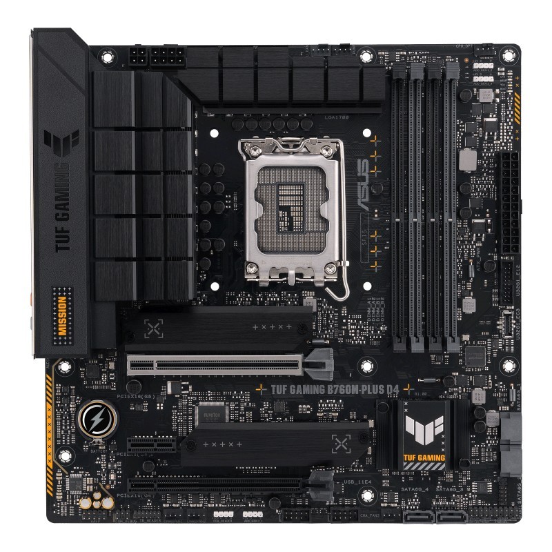 ASUS TUF GAMING B760M-PLUS D4 Intel B760 LGA 1700 micro ATX