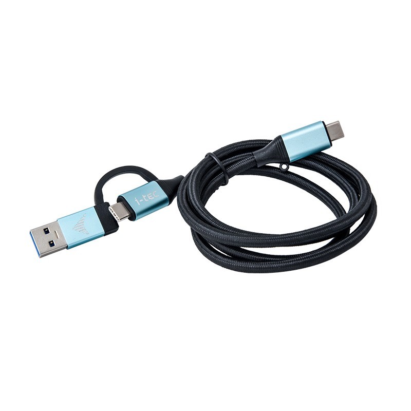 i-tec USB-C Cable to USB-C with Integrated USB 3.0 Adapter