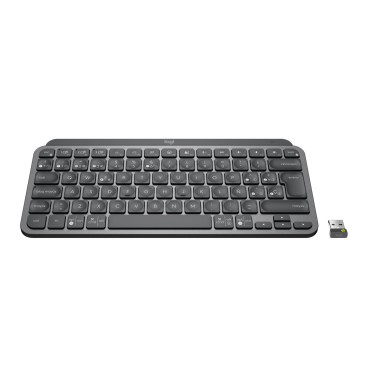 Logitech MX Keys Mini for Business clavier Bureau RF sans fil + Bluetooth AZERTY Français Graphite