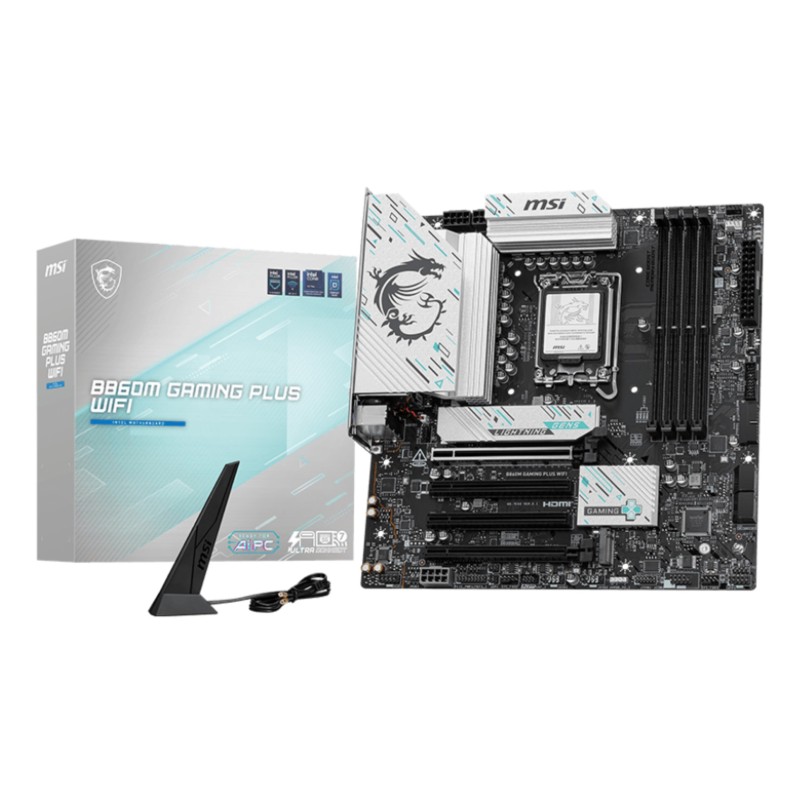 MSI B860M GAMING PLUS WIFI carte mère Intel B860 LGA 1851 (Socket V1) micro ATX