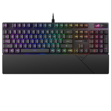 ASUS ROG Strix Scope II clavier Jouer USB AZERTY Français Noir