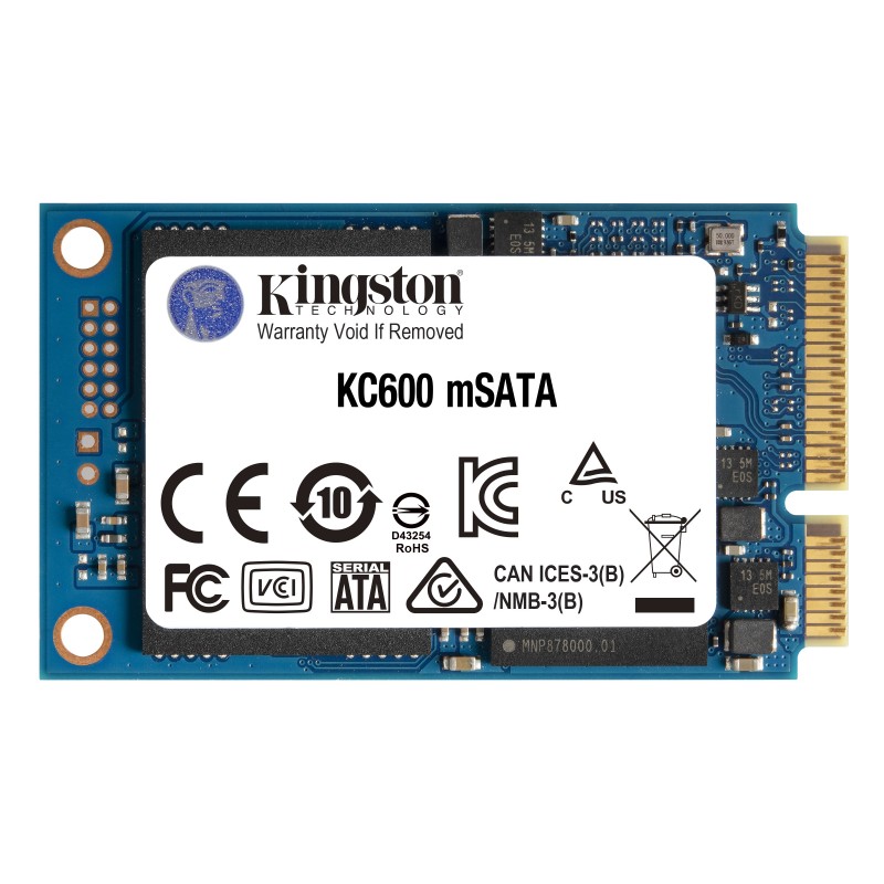 Kingston Technology SSD KC600 SATA3 mSATA de 512 Go