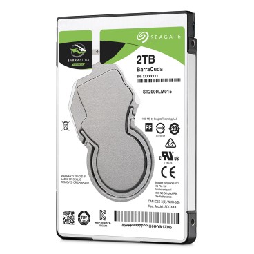 Seagate Barracuda 2.5" disque dur 2 To 5400 tr min 128 Mo 2.5" Série ATA III