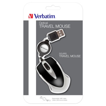 Verbatim Souris optique de voyage Go Mini - Noir