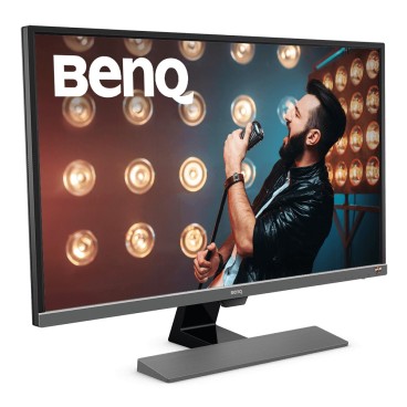 BenQ EW3270U écran plat de PC 80 cm (31.5") 3840 x 2160 pixels 4K Ultra HD LED Noir, Gris, Métallique