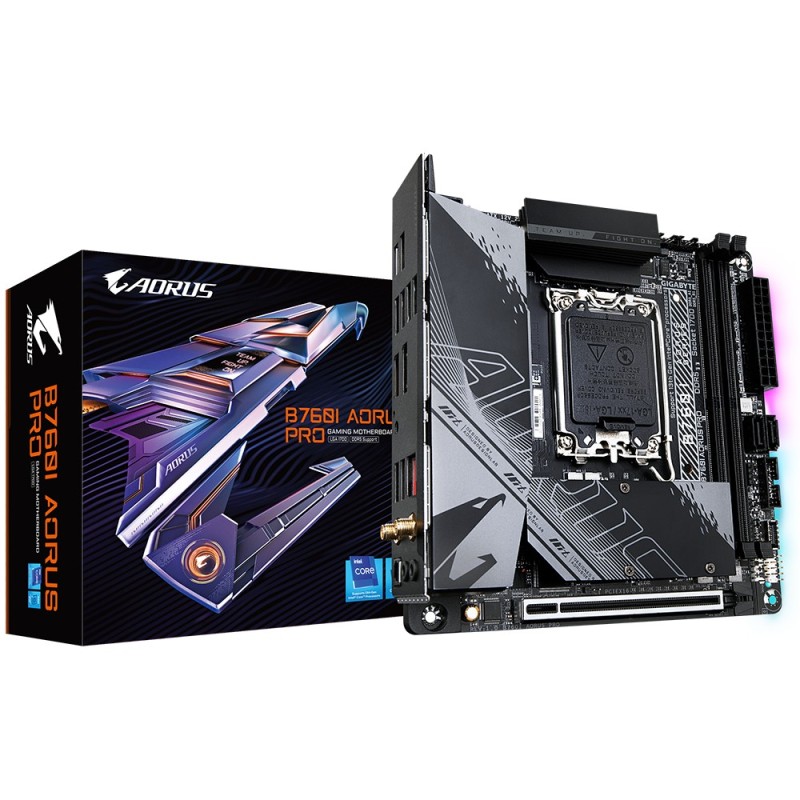 GIGABYTE B760I AORUS PRO carte mère Intel B760 Express LGA 1700 mini ITX