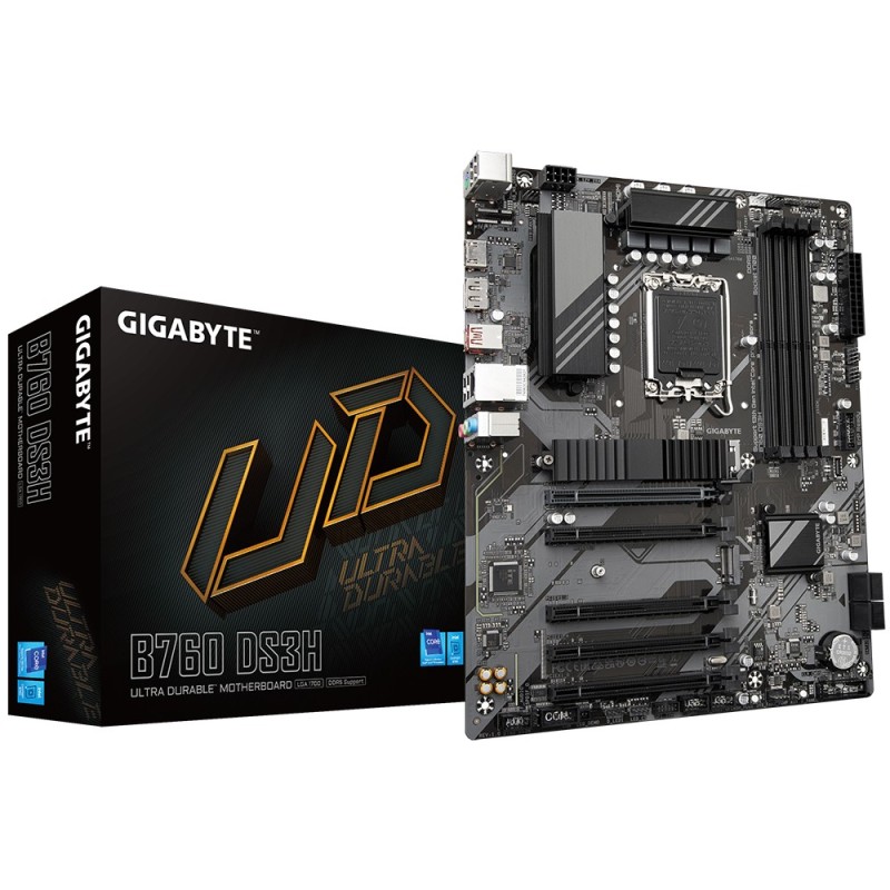 GIGABYTE B760 DS3H carte mère Intel B760 Express LGA 1700 ATX