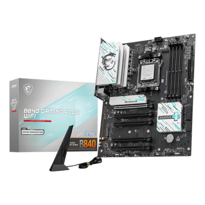 MSI B840 GAMING PLUS WIFI carte mère AMD B840 Emplacement AM5 ATX