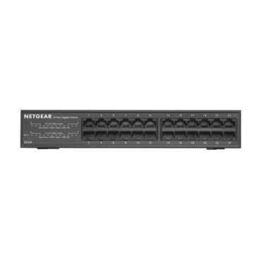 NETGEAR GS324 Non-géré Gigabit Ethernet (10 100 1000) Noir