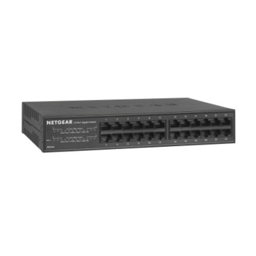 NETGEAR GS324 Non-géré Gigabit Ethernet (10 100 1000) Noir