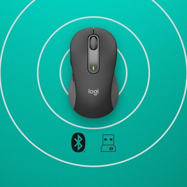 Logitech Signature M650 for Business souris Bureau Droitier RF sans fil + Bluetooth Optique 4000 DPI