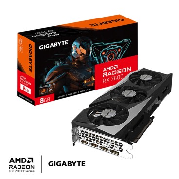 GIGABYTE GAMING Radeon RX 7600 OC 8G AMD 8 Go GDDR6