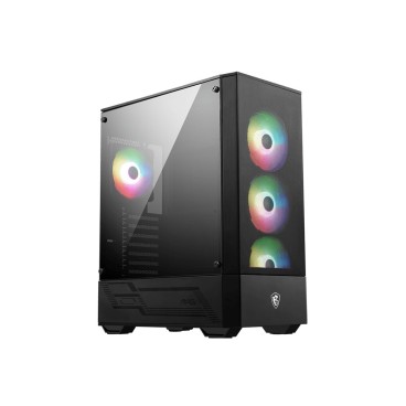 MSI MAG FORGE 112R unité centrale Midi Tower Noir, Transparent