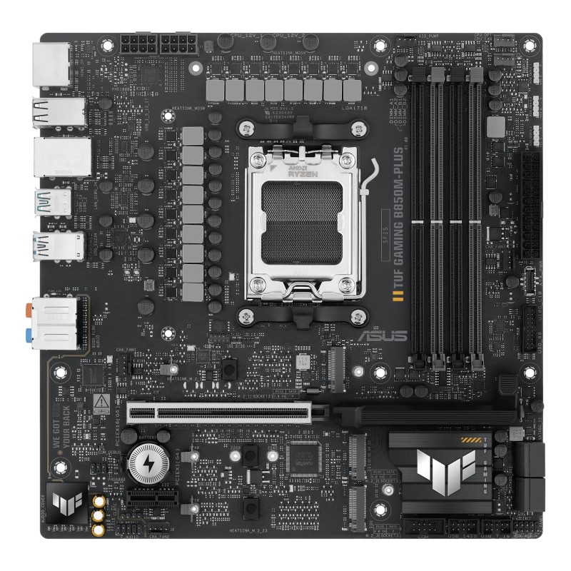 ASUS TUF GAMING B850M-PLUS AMD B850 Emplacement AM5 micro ATX