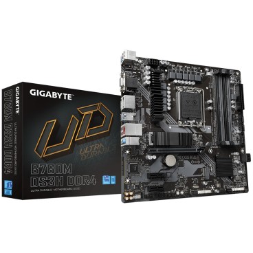 GIGABYTE B760M DS3H DDR4 carte mère Intel B760 Express LGA 1700 micro ATX