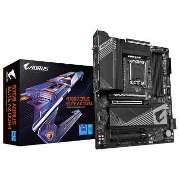 GIGABYTE B760 AORUS ELITE AX DDR4 carte mère Intel B760 Express LGA 1700 ATX