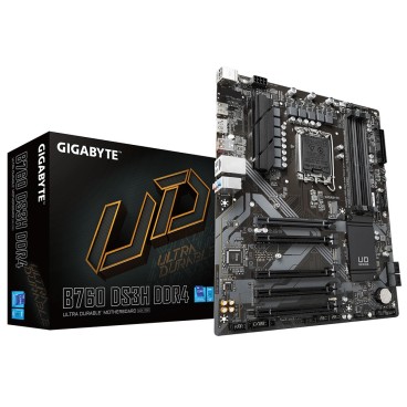 GIGABYTE B760 DS3H DDR4 carte mère Intel B760 Express LGA 1700 ATX