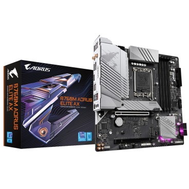 GIGABYTE B760M AORUS ELITE AX carte mère Intel B760 Express LGA 1700 micro ATX