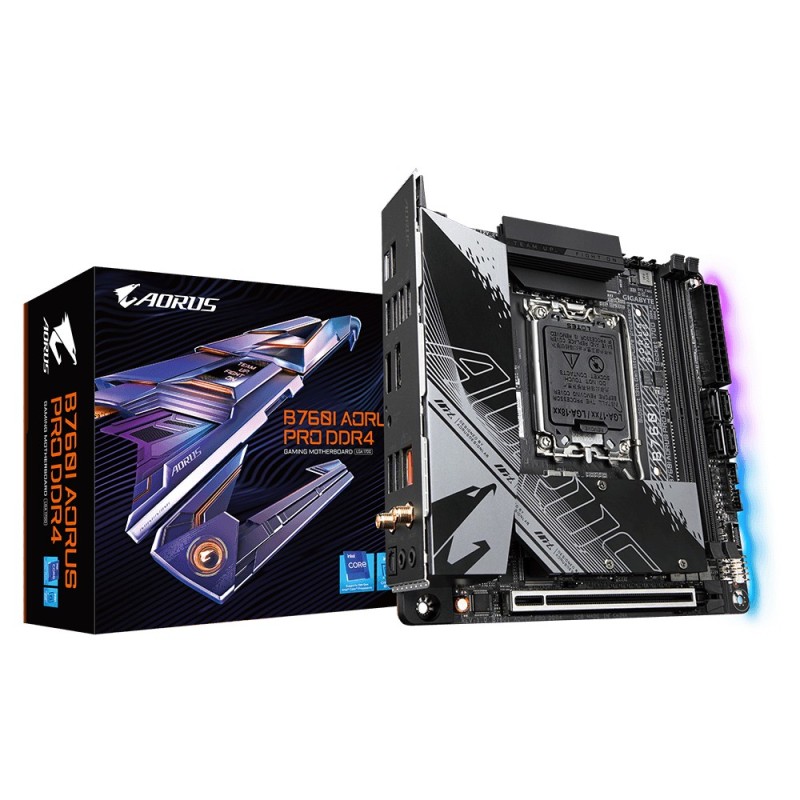 GIGABYTE B760I AORUS PRO DDR4 carte mère Intel B760 Express LGA 1700 mini ITX