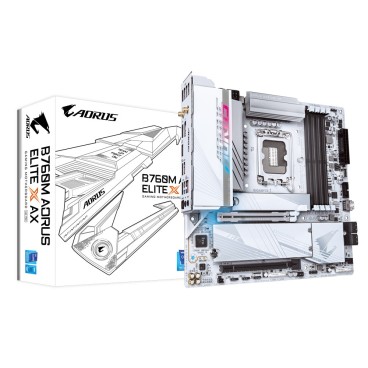 GIGABYTE B760M AORUS ELITE X AX carte mère Intel B760 Express LGA 1700 micro ATX