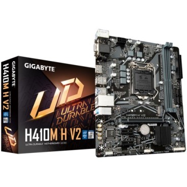 GIGABYTE H410M H V2 carte mère Intel H410 LGA 1200 (Socket H5) micro ATX