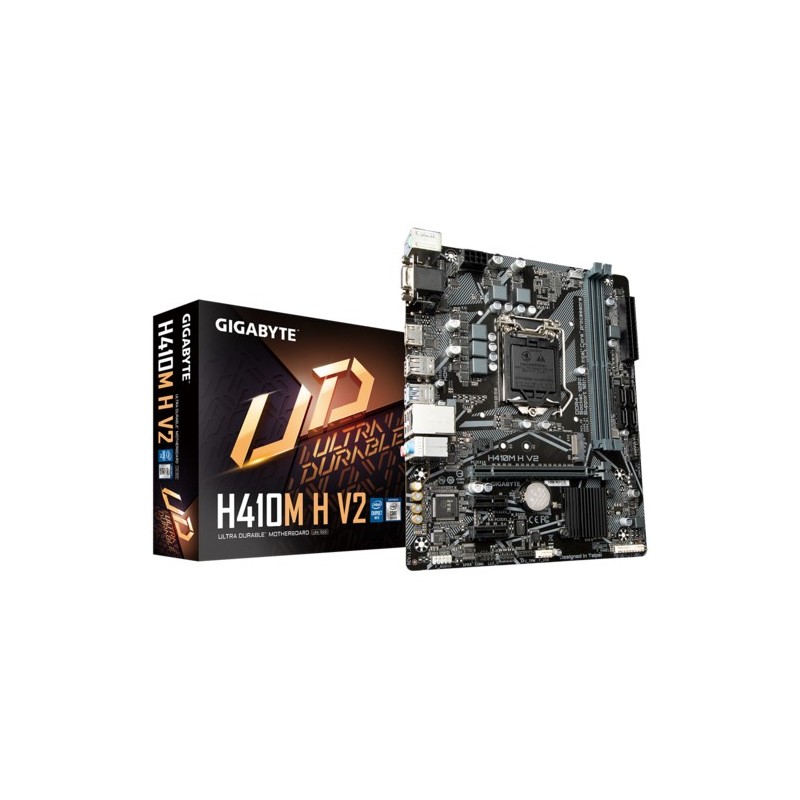 GIGABYTE H410M H V2 carte mère Intel H410 LGA 1200 (Socket H5) micro ATX