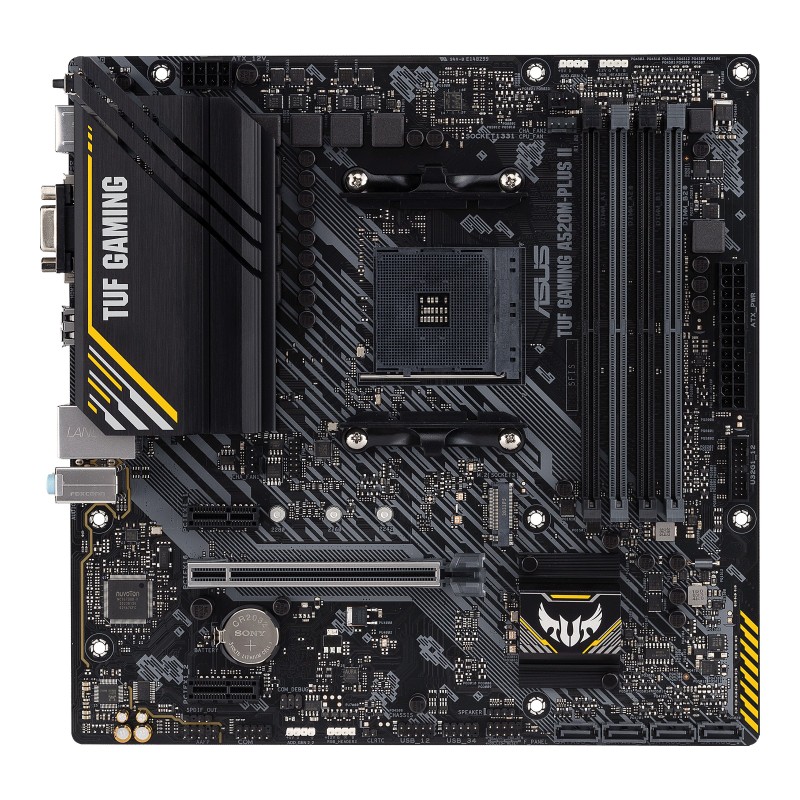 ASUS TUF GAMING A520M-PLUS II AMD A520 Emplacement AM4 micro ATX