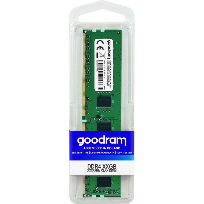 Goodram GR2666D464L19S 8G module de mémoire 8 Go 1 x 8 Go DDR4 2666 MHz