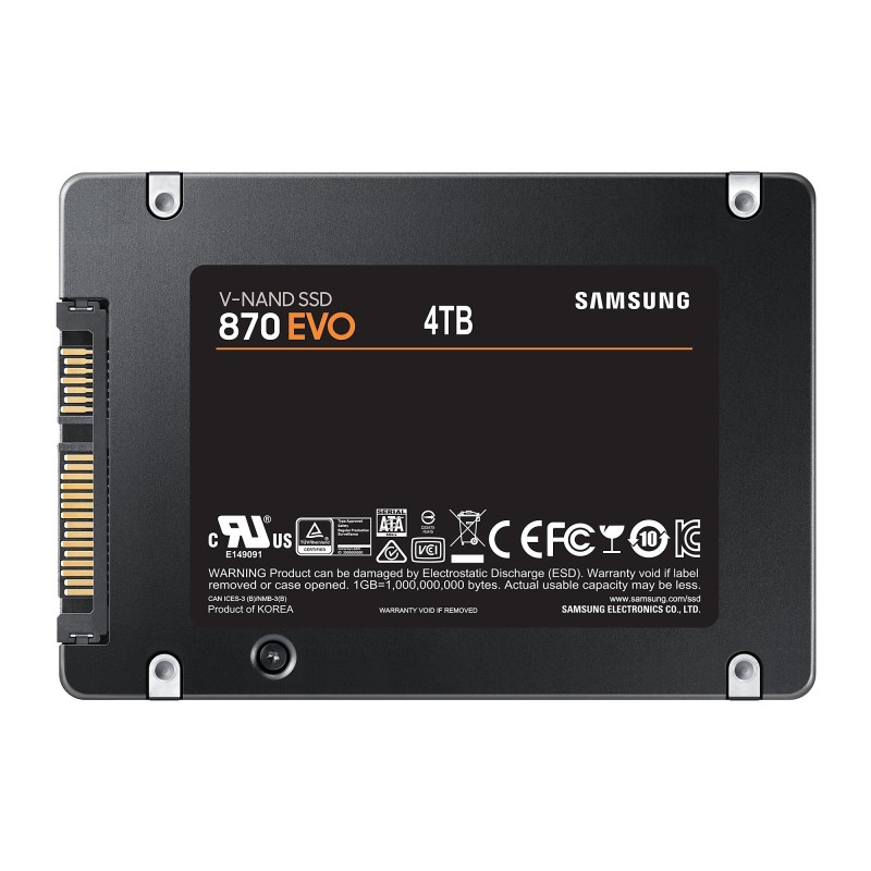 Samsung 870 EVO 4 To 2.5" Série ATA III V-NAND