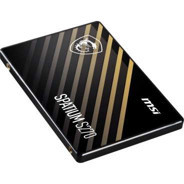 MSI SPATIUM S270 SATA 2.5 480GB disque SSD 480 Go 2.5" Série ATA III 3D NAND