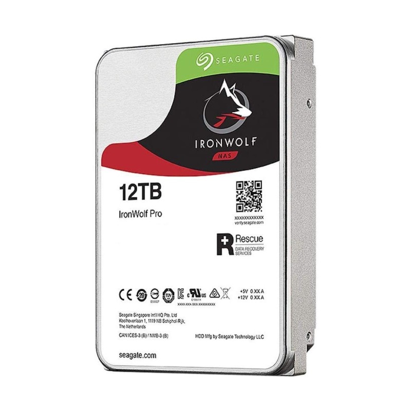 Seagate IronWolf Pro disque dur 12 To 7200 tr min 256 Mo 3.5" Série ATA III