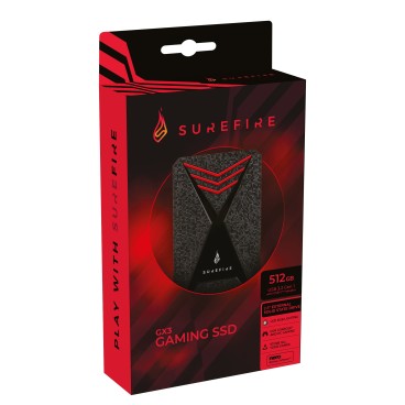 SureFire Gaming 512 Go Micro-USB B 3.2 Gen 1 (3.1 Gen 1) Noir, Gris