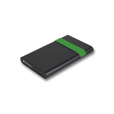 Verbatim 53111 disque dur externe 512 Go 5400 tr min 2.5" Micro-USB B 2.0 3.2 Gen 1 (3.1 Gen 1) Noir, Vert