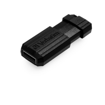 Verbatim Micro-clé USBPinStripe de 128 Go - noire