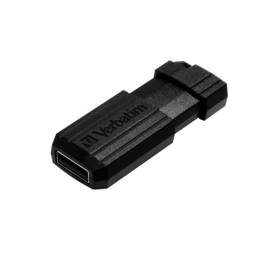 Verbatim Micro-clé USBPinStripe de 16 Go - noire