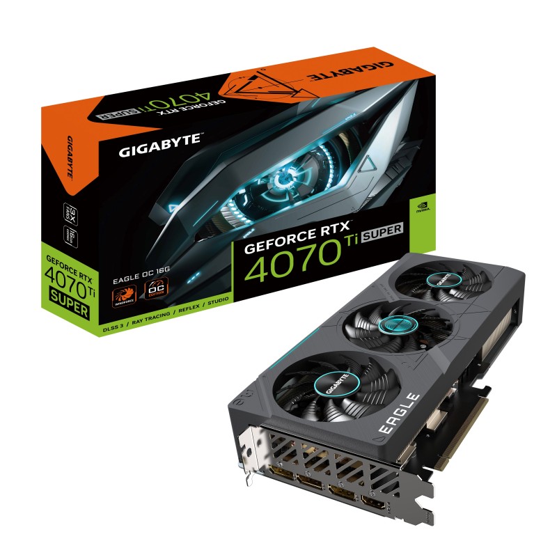 GIGABYTE EAGLE GeForce RTX 4070 Ti SUPER OC 16G NVIDIA 16 Go GDDR6X