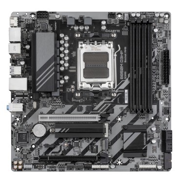 GIGABYTE B850M D3HP Carte Mère - Processeurs AMD Ryzen Série 9000, 5+2+2 phases VRM numériques, jusqu'à 8200MHz DDR5 (OC),
