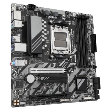 GIGABYTE B850M D3HP Carte Mère - Processeurs AMD Ryzen Série 9000, 5+2+2 phases VRM numériques, jusqu'à 8200MHz DDR5 (OC),