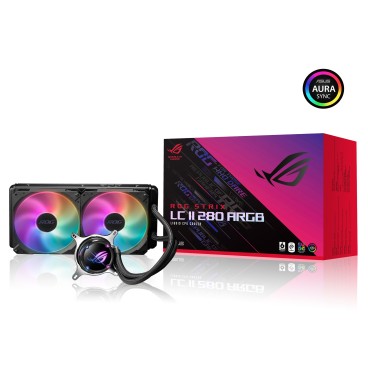 ASUS ROG STRIX LC II 280 ARGB Processeur Refroidisseur de liquide tout-en-un 14 cm Noir 1 pièce(s)