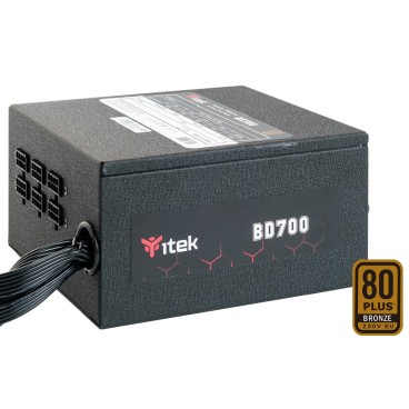 itek BD700 unité d'alimentation d'énergie 700 W 24-pin ATX ATX Noir