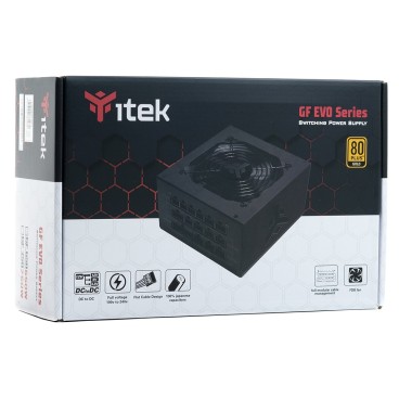 itek GF650 unité d'alimentation d'énergie 650 W 24-pin ATX ATX Noir