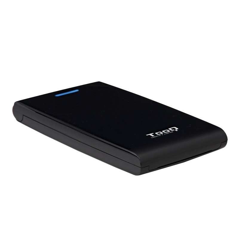 TooQ TQE-2526B Boîtier de disques de stockage Boîtier HDD Noir 2.5" Alimenté par port USB