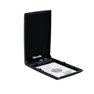 TooQ TQE-2526B Boîtier de disques de stockage Boîtier HDD Noir 2.5" Alimenté par port USB