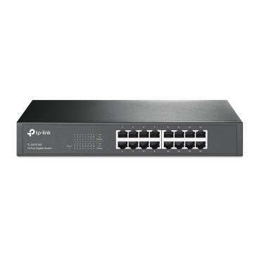 TP-Link TL-SG1016D commutateur réseau Non-géré L2 Gigabit Ethernet (10 100 1000) Noir