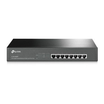 TP-Link TL-SG1008MP commutateur réseau Non-géré Gigabit Ethernet (10 100 1000) Connexion Ethernet, supportant l'alimentation