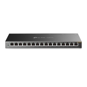 TP-Link TL-SG116E Non-géré L2 Gigabit Ethernet (10 100 1000) Noir